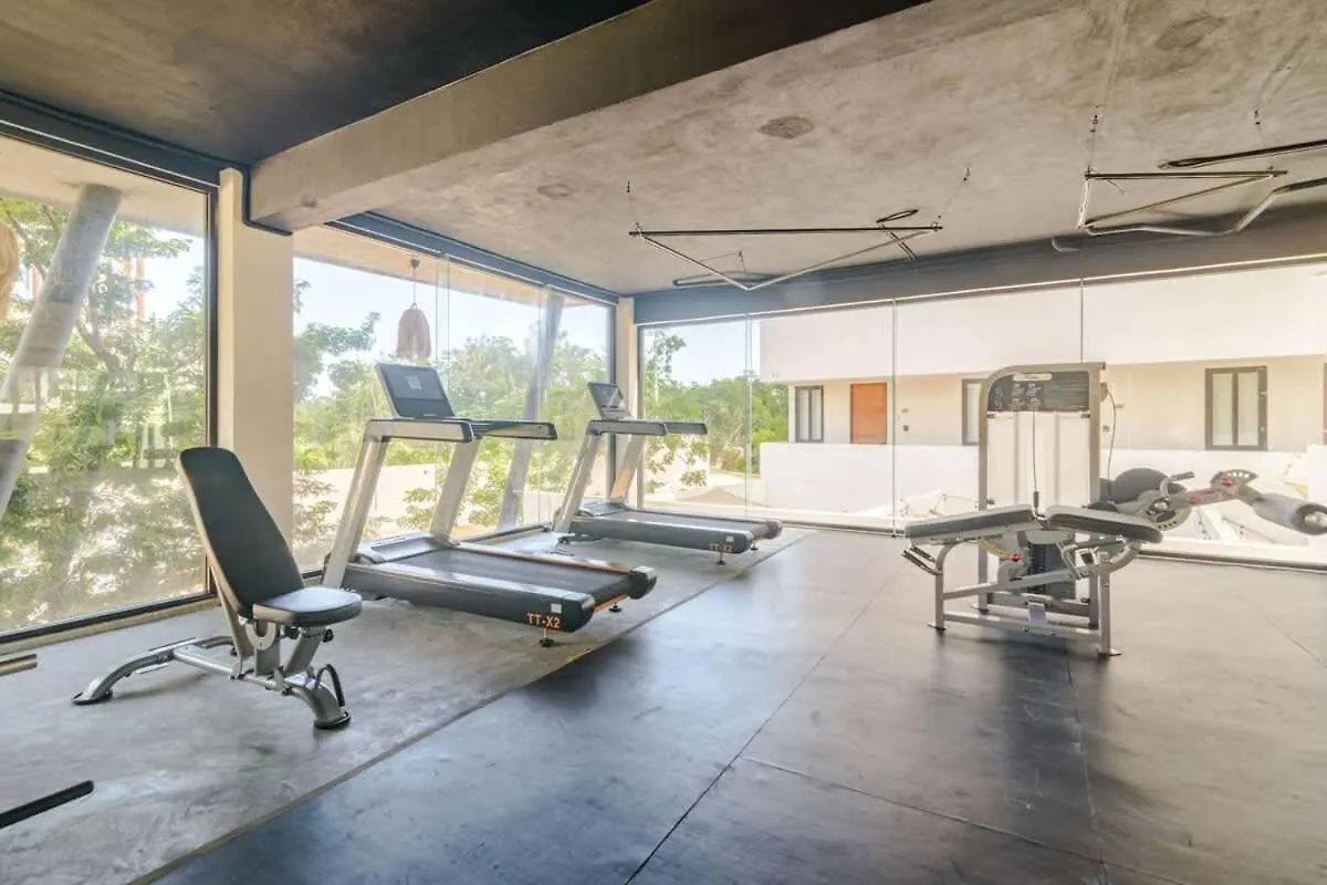 Apartment Near Beach Master Suite Private Pool Gym Laundry Free Parking For Couples Plus 2 Kids At Xibalbadk Tulum