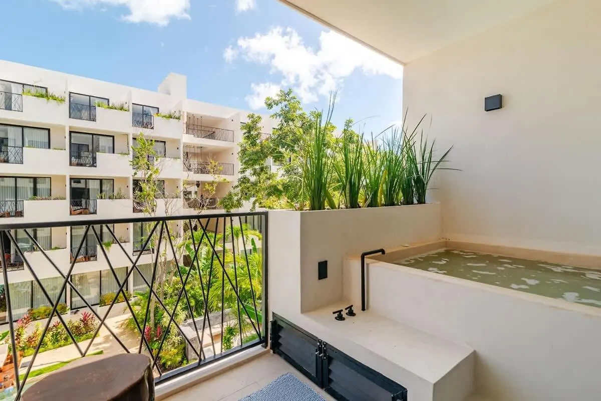 Near Beach Master Suite Private Pool Gym Laundry Free Parking For Couples Plus 2 Kids At Xibalbadk Tulum